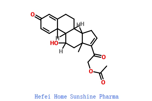 11beta,21-dihydroxypregna-1,4,16-trién-3,20-dión 21-acetát CAS 3044-42-6
