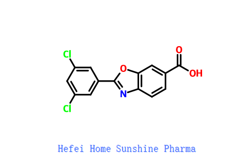 2-(3,5-dichlórfenyl)benzo[d]oxazol-6-karboxylová kyselina CAS 594839-88-0