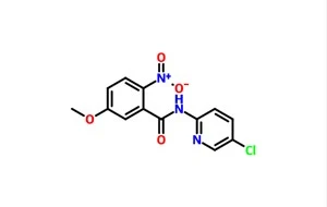 2-nitro-N- (5-chlórpyridin-2-yl) -5-metoxybenzamid CAS 280773-16-2