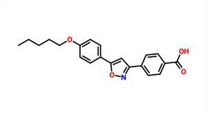 Kyselina 4- (5- (4- (pentyloxy) fenyl) izoxazol-3-yl) benzoová CAS 179162-55-1