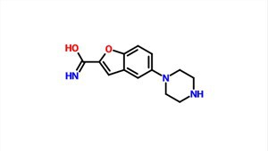 5-(1-Piperazinyl)benzofurán-2-karboxamid CAS 183288-46-2
