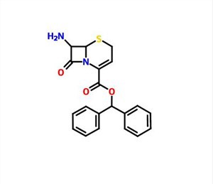 Difenylmetylester kyseliny 7-amino-8-oxo-5-tia-1 -azabicyklo [4.2.0] okt-2-én-2-karboxylovej CAS 36923-21-4