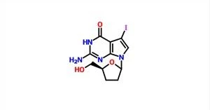 7-jód-2 ', 3'-dideoxy-7-deaza-guanozín CAS 114748-67-3