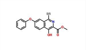 Metyl 1-bróm-4-hydroxy-7-fenoxyizochinolín-3-karboxylát CAS 1455091-21-0