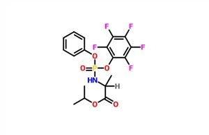 N-[(S)-(2,3,4,5,6-pentafluórfenoxy) fenoxyfosfinyl] -L-alanín 1-metyletylester Ester CAS 1334513-02-8