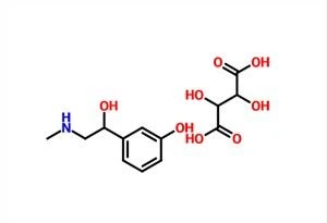 (-)-Fenylefrín hydrogentartrate CAS 17162-39-9